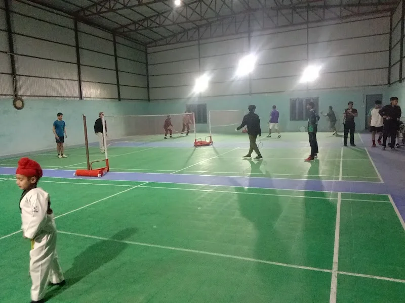 The Courtyard Sports and Multi Activity Area, Indoor sports Activity like Badminton, Martial Arts, Yoga and many more — Yoga in Malsi