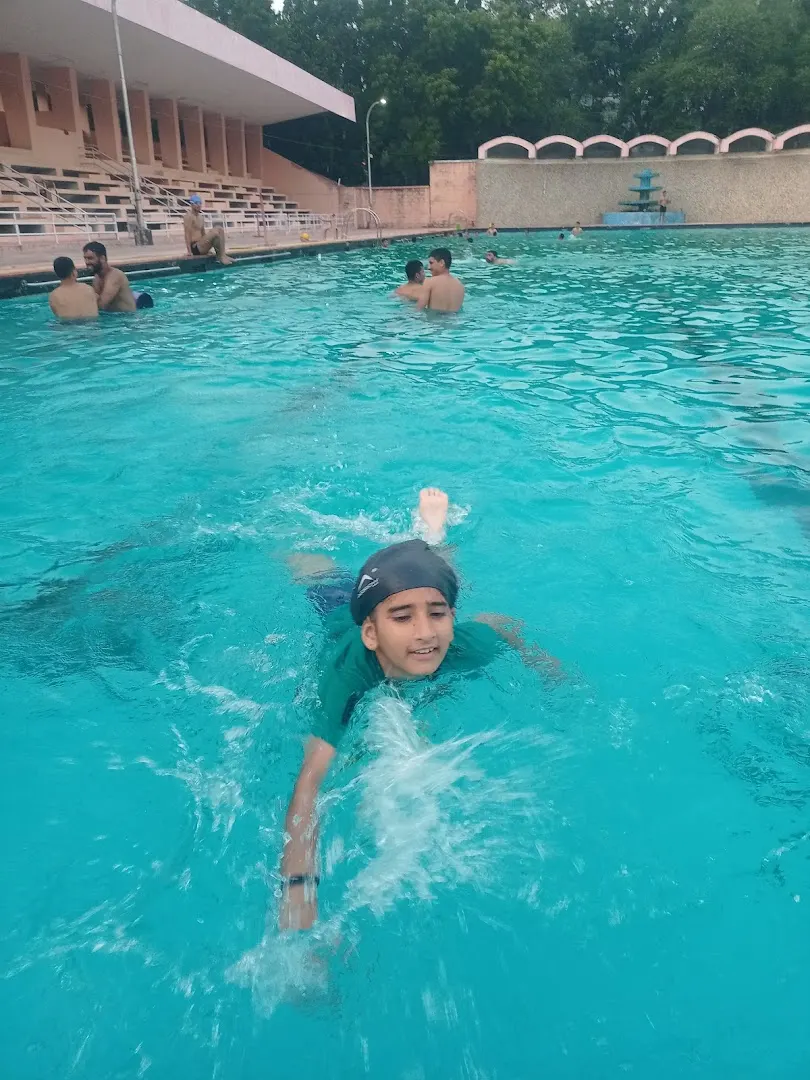 Swimming pool arty centre — Swimming in Golconda Fort, Hyderabad