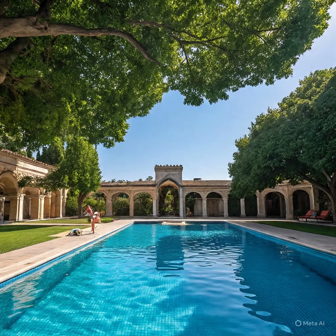Baqueri Swimming Pool, Qila — Swimming in Golconda Fort, Hyderabad