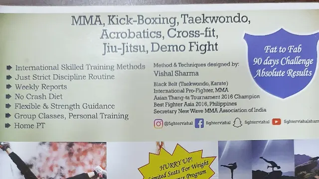 Fitness Weight Loss — Martial Arts in Sector 67