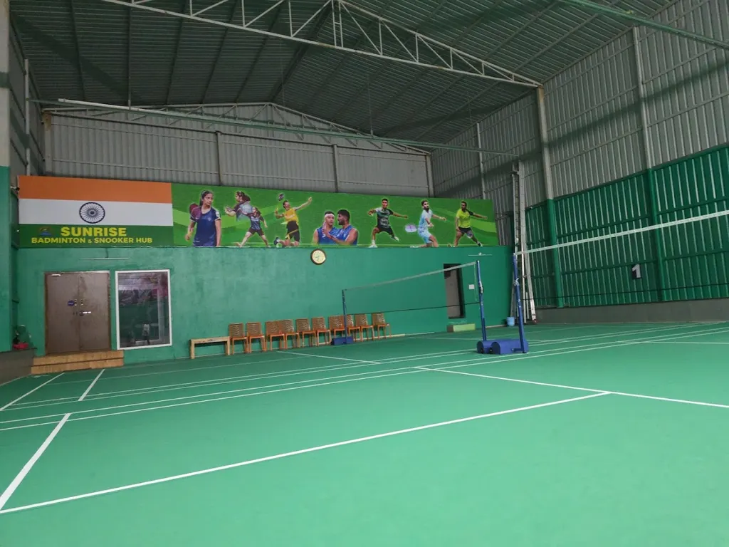 Sunrise badminton Academy & snooker hub — Badminton in Hafeezpet