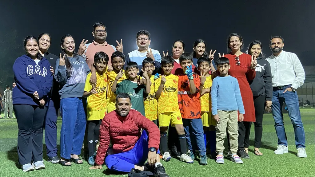 Dehimalayan football academy — Football in Sector 46
