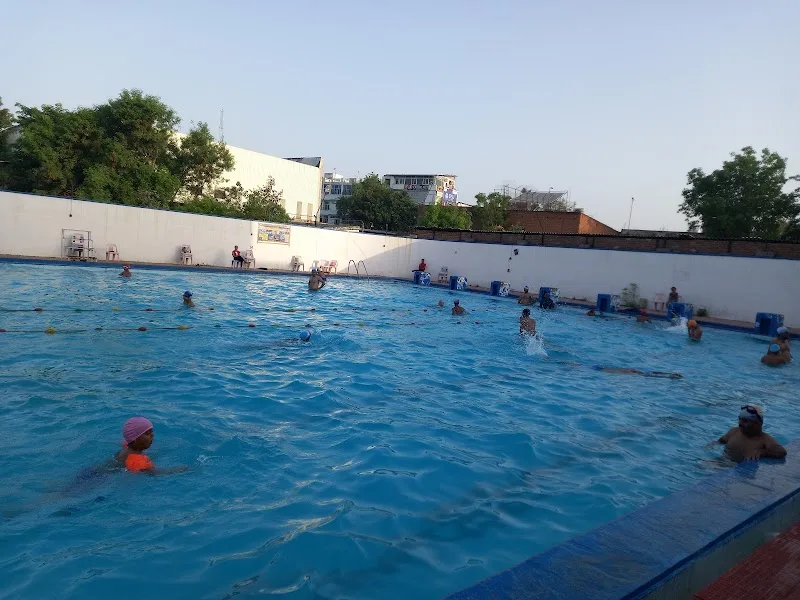 B N swimming pool — Swimming in sewashram