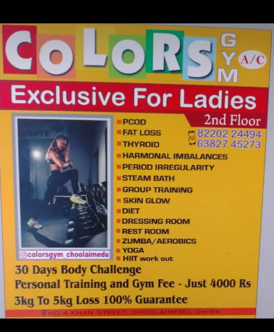 Colors Fitness - Choolaimedu — Fitness Center in Choolaimedu, Chennai