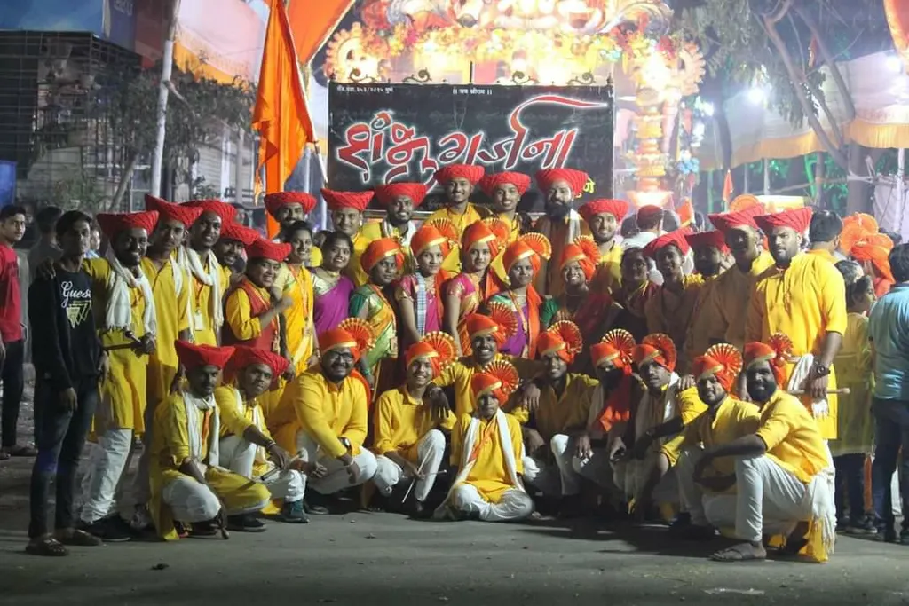 Shambhu Garjana Dhol Tasha Pathak — Dance in Erandwane