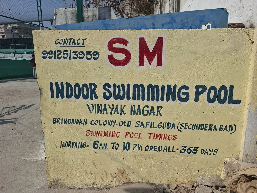 S.M INDOOR SWIMMING POOL — Swimming in A. S. Rao Nagar