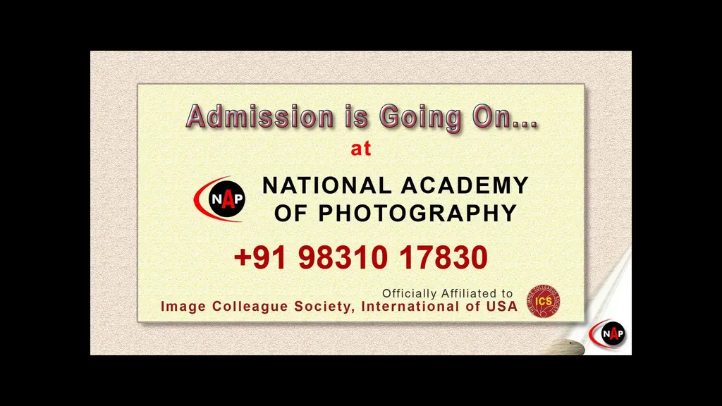 National Academy of Photography — Photography in Tollygunge