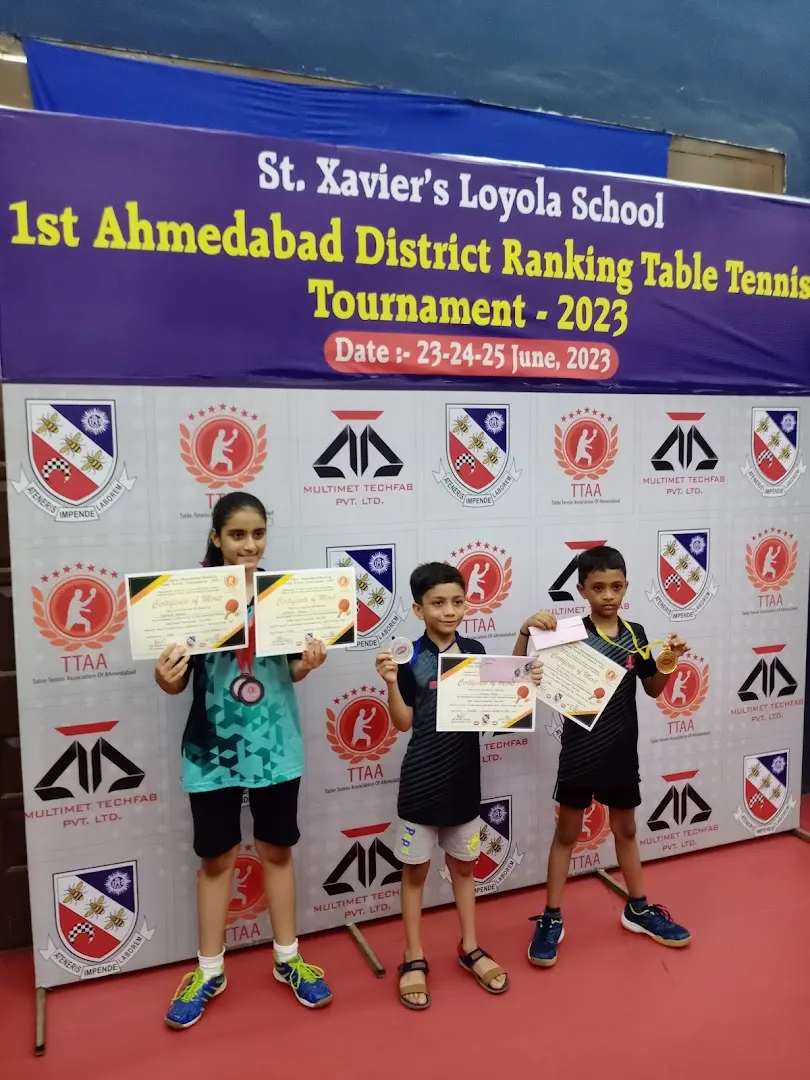 St Xaviers Loyola Hall — Table Tennis in Memnagar