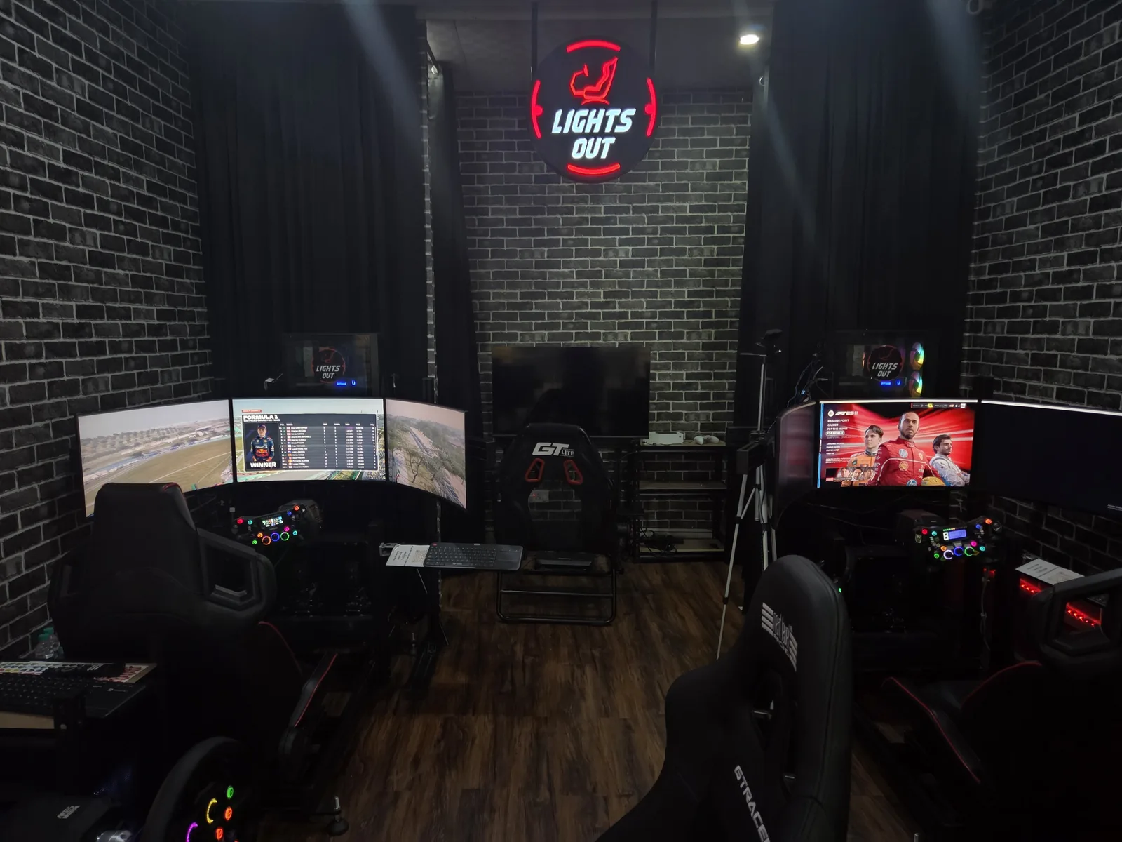 Lights Out Sim Racing Experience Centre — Game Zones & Arcades in Sohna Road, Gurugram